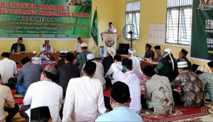 PCNU Kota Medan Gelar Kajian Tentang Hukum Gadai Di Ponpes Ulumul Qur’an