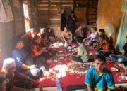 Relawan PMA-AFN Santuni Keluarga Korban Hanyut Di Huristak