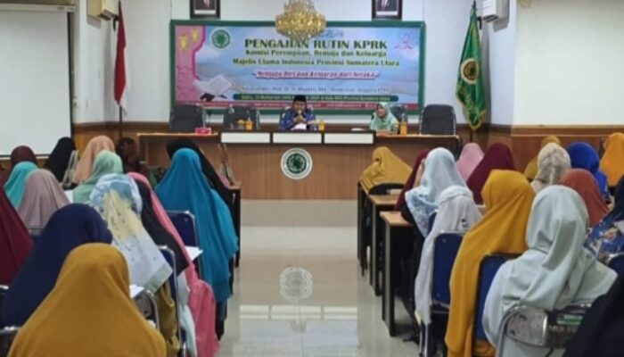 Animo Para Ibu Ikuti Pengajian Digelar KPRK MUI Sumut Meningkat