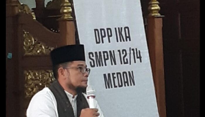 Rayakan Tahun Baru Islam, DPP IKA SMPN 12/14 Medan Santuni Anak Yatim Piatu