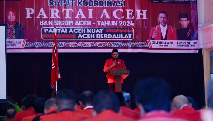 Partai Aceh Optimalkan Kecerdasan Di Pemenangan Pilkada 2024