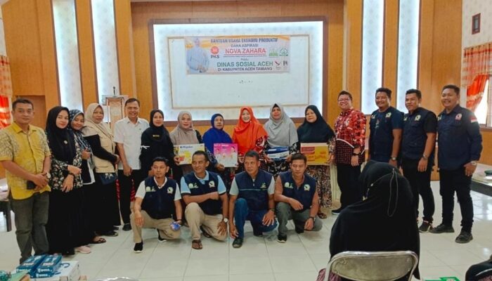Pelaku Usaha Di Tamiang, Terima Bantuan UEP Nova Zahara