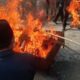 Polres Madina musnahkan barang bukti narkoba jenis ganja dalam rangka Hari Bhayangkara ke-78. (Waspada/Sarmin Harahap).