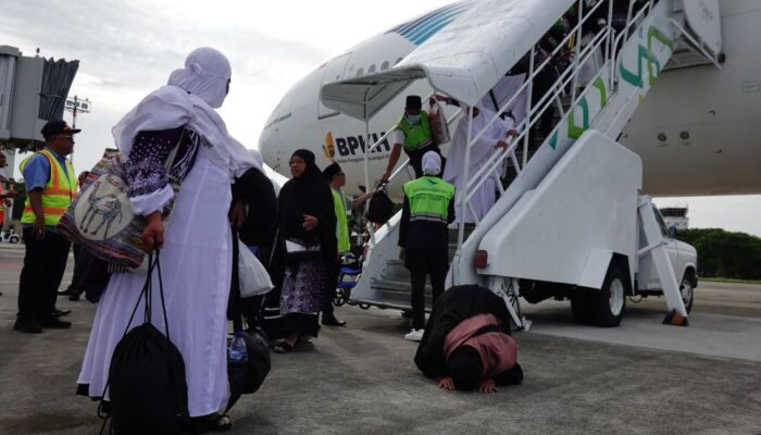 Kloter 4 Tiba, Jamaah Diimbau Pakai Masker Dan Lapor Puskesmas