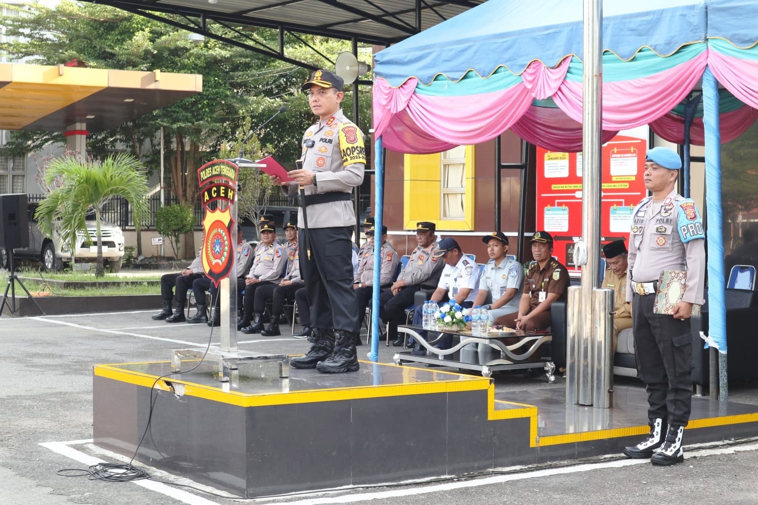 Polres Agara Gelar Pasukan Operasi Patuh Seulawah 2024 Polres Agara Gelar Pasukan Operasi Patuh Seulawah 2024