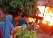 Tiga Rumah Ludes Dilalap Si Jago Merah