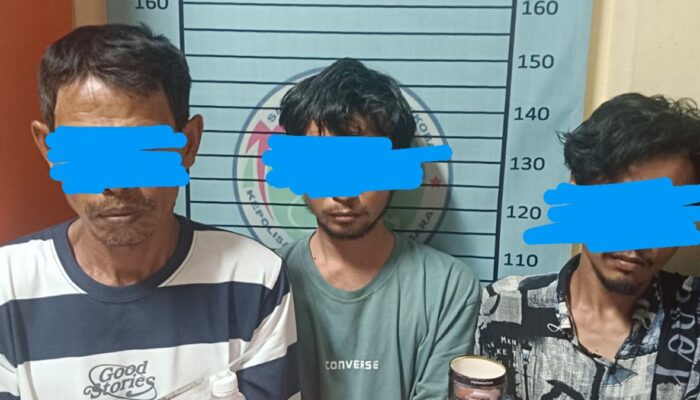 Polres Agara Gulung Tiga Pengedar Sabu