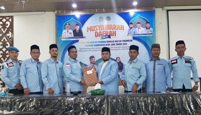 Tgk Kafrawi Kembali Pimpin BKPRMI Aceh Jaya