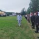 Pj Bupati Abdya Darmansah, memeriksa kesiapan pasukan, dalam Upacara Peringatan HUT Ke-78 Bhayangkara, di halaman Mapolres. Senin (1/7).Waspada/Syafrizal