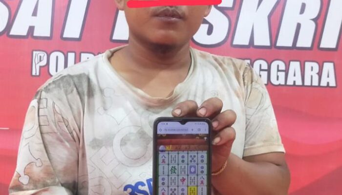 Tim Resmob Sat Reskrim Polres Agara Bekuk Palaku Judi Online