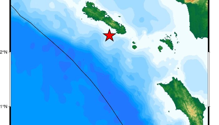 Simeulue Diguncang Gempa 4,8 SR