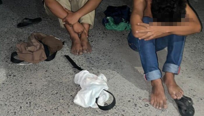 KRYD Sampai Subuh, Amankan Tiga Pemuda Bawa Sajam