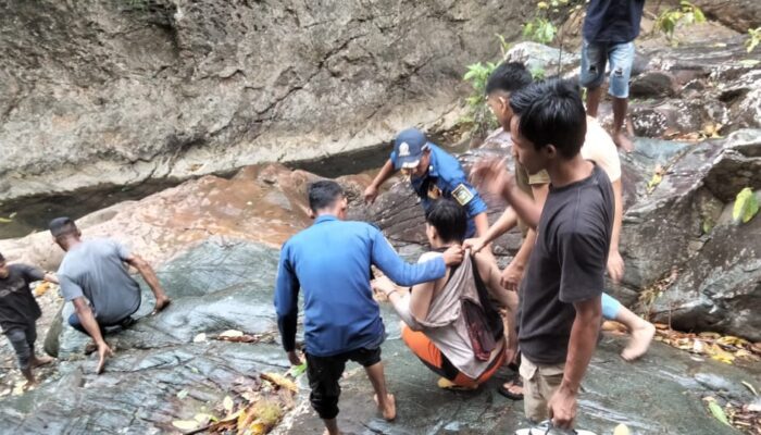 Dua Pengunjung Wisata Air Terjun Tertimpa Pohon Tumbang