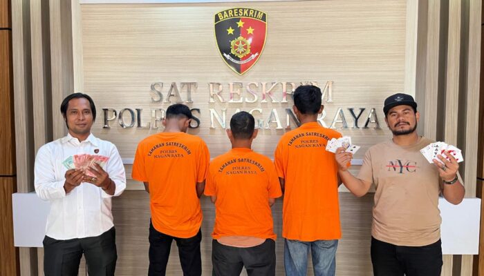 Polres Nagan Raya Ringkus Tiga Terduga Judol