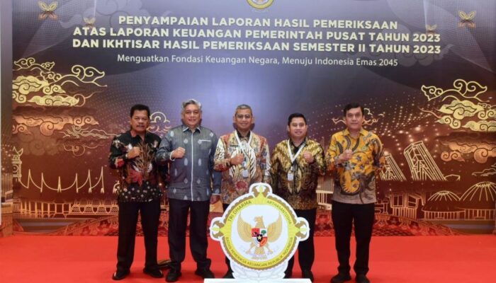 Pj Bupati DS Hadiri Penyampaian LHP Atas LKPP Tahun 2023