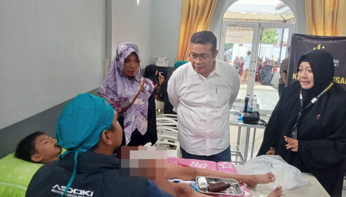 Komunitas Jumat Barokah Bersama H. Fatani Gelar Sunat Massal Gratis Di Lhokseumawe