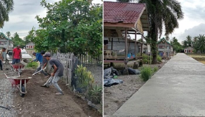 Pemdes Kuta Padang Siapkan Rabat Beton Dari DD