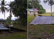 Dihantam Angin Kencang, Balai Pengajian Di Abdya Rusak Berat