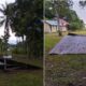 Balai Pengajian Pondok Pesantren Nidaul Islam, Desa Suak Nibong, Kecamatan Tangan-Tangan, Abdya, roboh dan mengalami rusak berat, akibat dihantam angin kencang disertai hujan ringan, yang melanda kawasan itu dan sekitarnya. Minggu sore (7/7).Waspada/Syafrizal
