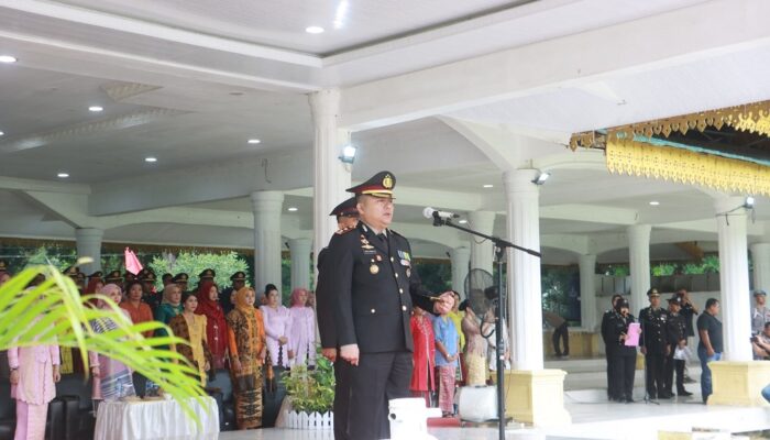 Kapolres Langkat Pimpin Upacara HUT Ke-78 Bhayangkara 