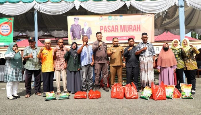 Pasar Murah Sambut Hari Bhakti Adhyaksa Ke-64 Di Kota Jantho