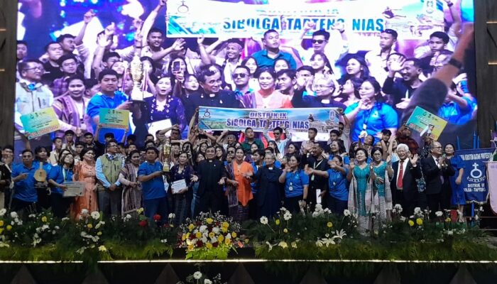HKBP Distrik IX Sibolga-Tapteng-Nias Juara Umum Jetun Games V HKBP 2024