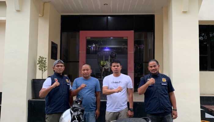 Tim Opsnal Polres Nagan Raya Amankan Terduga Pelaku Curanmor