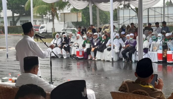159 Jamaah Haji Asal Simalungun Disambut, 1 Meninggal Di Makkah