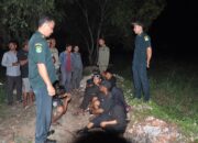 Satpol PP-WH Aceh Besar Tertibkan Gerombolan Anak Punk Dari Palembang