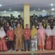 Rektor UM Tapsel, Muhammad Darwis, M.Pd (6 kiri) dan Kacabdis Pendidikan Wilayah XI, Drs.Oloan Nasution (5 kiri) foto berama dengan 146 guru profesional yang baru dikukuhkan, Senin (1/7) di Aula Kampus UM Tapsel, Jl.Sutan Mohd Arief, Padangsidimpuan. Waspada/ist.