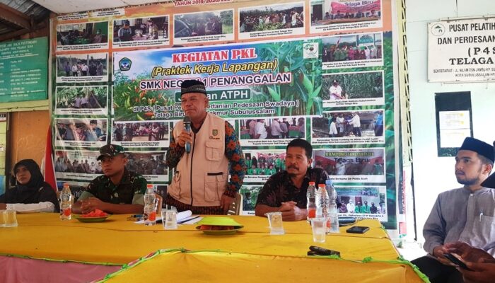 Ketua KTNA Subulussalam Terima Siswa Praktik