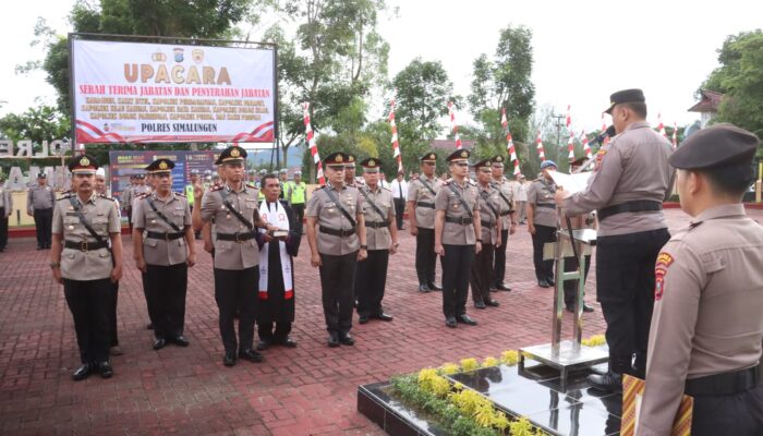 7 Kapolsek Jajaran Polres Simalungun Diganti