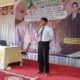 Wakil Pimpinan Perguruan YPI BM Muda Nurul Ilmi Syahlan Ginting, SE, MAIMM memberikan arahan kepada peserta Work Meeting And Teacher Training YPI Nurul Ilmi, Senin (1/7). Waspada/Mohot Lubis