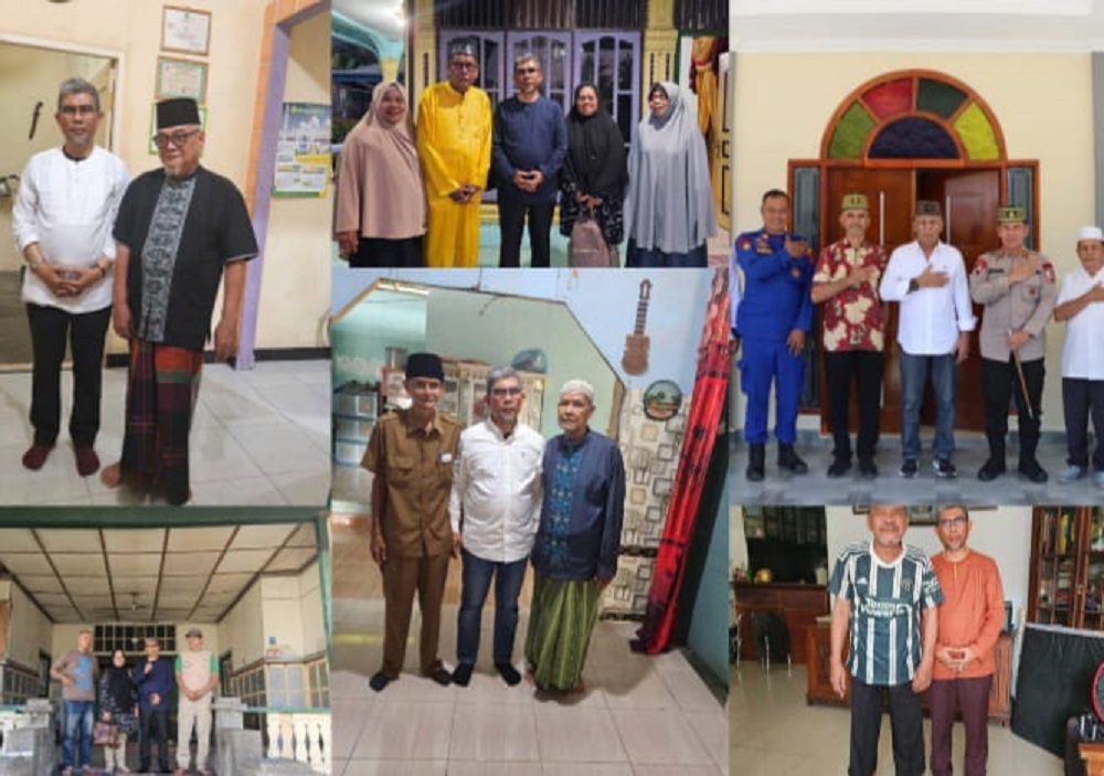 YTM Dato' Muhammad Zaki yang juga Dato' Kedatukan Tanah Datar saat melakukan kunjungan lawatan ke tanah leluhurnya Kabupaten Batubara. Waspada/Ist
