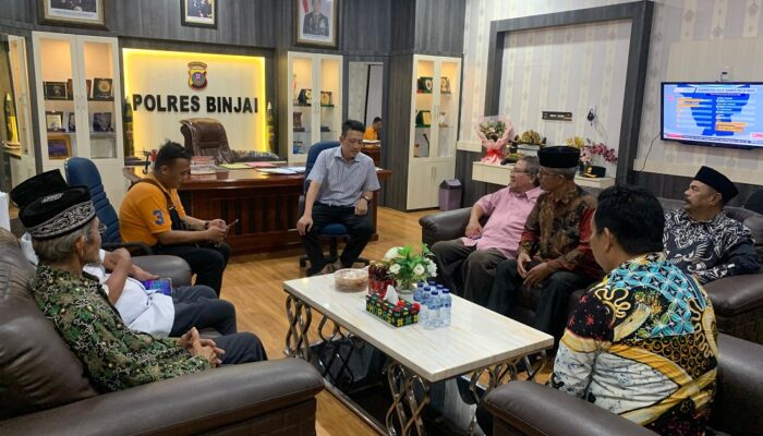 Kapolres Silaturahmi Dengan Tokoh Etnis Binjai