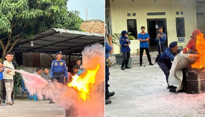 BRI BO Tanjungbalai Laksanakan Pelatihan Hadapi Bencana Kebakaran Dengan Simulasi Tanggap Darurat