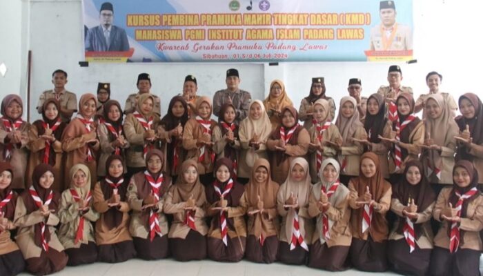 Mahasiswa PGMI IAI Palas Ikuti KMD Pembina Pramuka