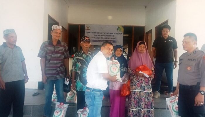 PT KPU Santuni Fakir Miskin Dan Anak Yatim Di Desa Halaban