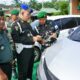Pemeriksaan kendaraan dinas dan pribadi personel Kodim 0117/ Aceh Tamiang oleh Subdenpom IM/ 1-6 Aceh Tamiang, Senin (22/7). Waspada/Yusri
