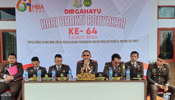 HBA Ke-64, Kajari Humbahas Paparkan Capaian Kinerja