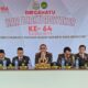 KAJARI Humbahas, Dr Noordien Kusumanegara, SH., MH didampingi pejabat struktural Kejari Humbahas memaparkan capaian kinerja Kejari Humbahas Periode Januari - Juli 2024. Waspada/Ist