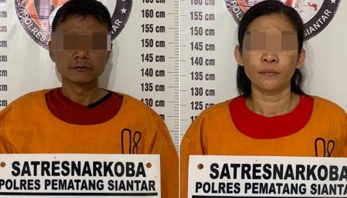 Polres P.Siantar Ringkus Pasutri Miliki Sabu