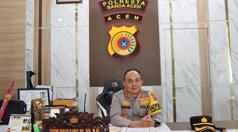 Kapolresta Banda Aceh, Kombes Pol Fahmi Irwan Ramli. Waspada/Ist