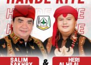 Pasangan HM Salim Fakhry, SE, MM dan dr Heri Al Hilal maju sebagai Bacabup dan Bacawabup Agara periode 2024-2029 mendatang. Waspada/Seh Muhammad Amin