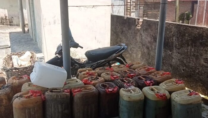 Security Pertamina Bersama Polsek Besitang Ringkus Pelaku Illegal Tapping