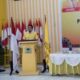 Ketua DPD I Partai Golkar Aceh, HT Nurlif saat menyampaikan sambutannya. Waspada/Seh Muhammad Amin
