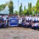 Sat Lantas Polres Langkat melakukan Sosialisasi kepada para siswa/i dan guru staf pengajar di Yayasan Sekolah Al Muttaqin Padang Tualang, Rabu (24 /7/2024). Waspada/ist