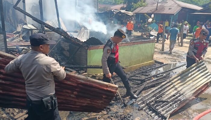 4 Rumah Di Tapteng Hangus Terbakar