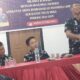 Ketua DPD AMPI Kabupaten Langkat M Zaid P Lubis ST SH saat membuka Musdes Sub Rayon AMPI Desa Teluk Meku Kec.Babalan di Aula Kantor Desa Teluk Meku, Sabtu (13/7/24). Waspada/ist 