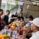 Wabup Sergai H Adlin Tambunan serapan pagi bersama warga. Waspada/ist